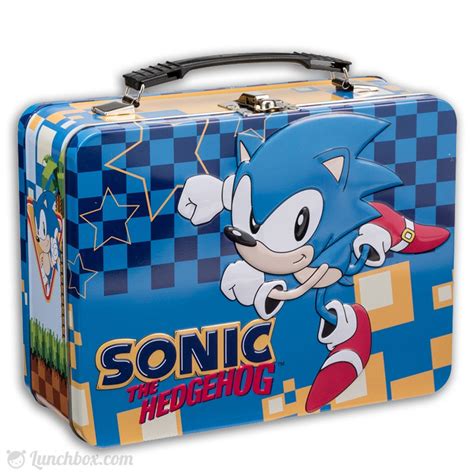 sonic the hedgehog metal lunch box|sonic backpack and lunchbox set.